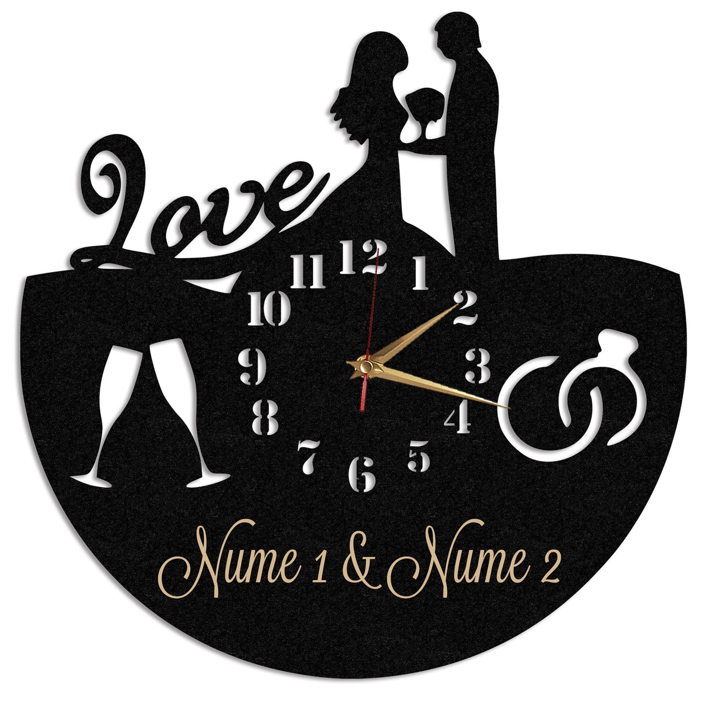 Ceas Personalizat Aniversare Casatorie Love