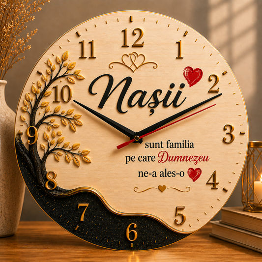 Ceas Cadou Nasi Premium – Familia pe care a ales-o Dumnezeu