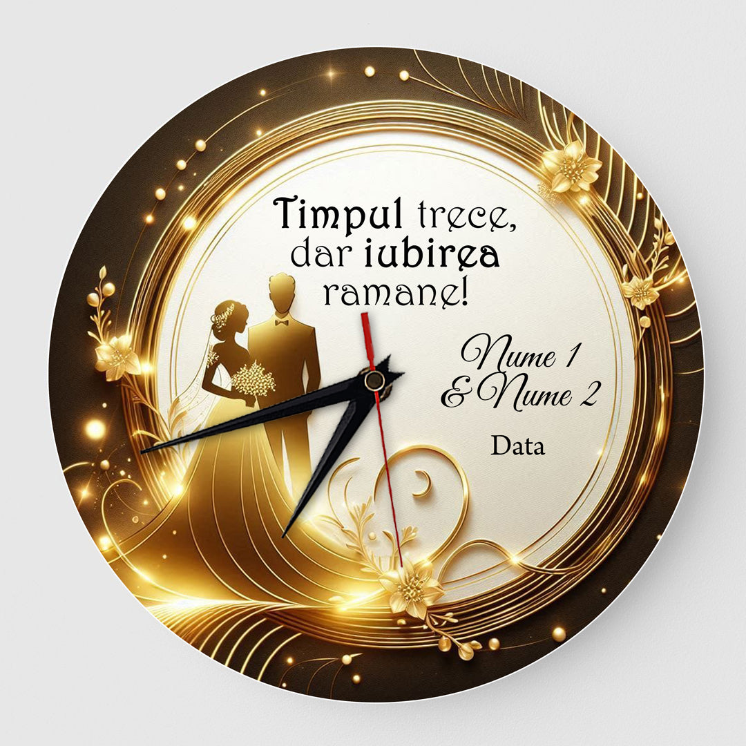 Ceas Personalizat Aniversare Casatorie – Timpul