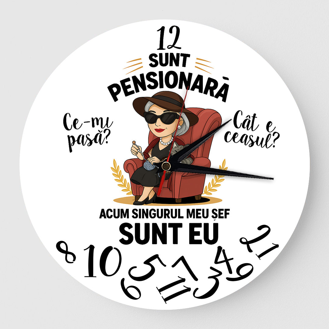 Ceas cadou Pensionara cu stil